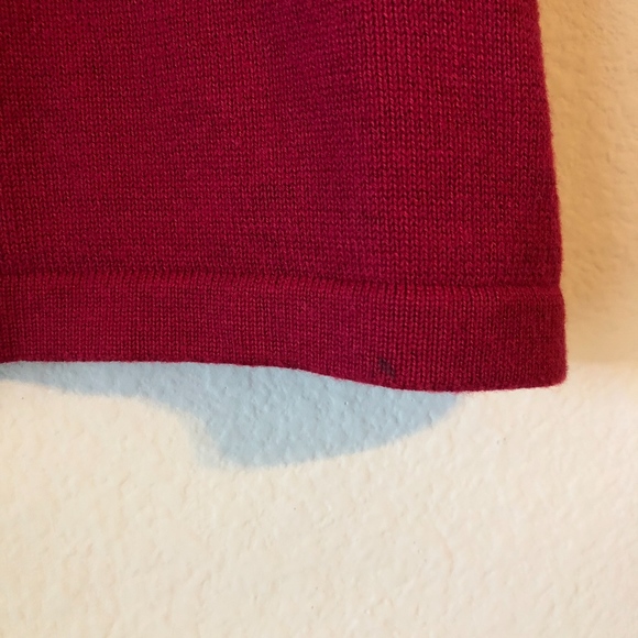 Ugly Christmas Sweater Red Cardigan Tacky Mackie - Picture 5 of 8